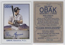 2010 TRISTAR Obak Auto /125 Ben Grieve #A61 Auto