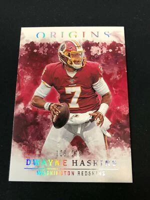2020 Origins DWAYNE HASKINS 128/299 Red Washington Redskins @QS23 - Image 1 of 2