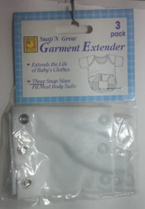 Paquete de 3 extensores de prendas Snap N' Grow vintage - Imagen 1 de 3