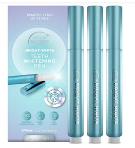 Pluma blanqueadora dental Venus Visage (3 bolígrafos), 40+ usos - Gel blanqueador dental con P - Imagen 1 de 9