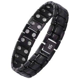 Titanium Nice Magnetic Bracelet Men Women Balance Energy Arthritis Pain Relief - Picture 1 of 12