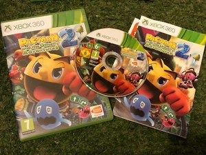 XBOX 360 GAME PAC-MAN & THE GHOSTLY ADVENTURES 2 +BOX INSTRUCTIONS COMPLETE PAL - Picture 1 of 1
