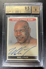 Iron Mike Tyson AUTO 2015 Leaf Sport Kings ON CARD AUTOGRAPH Boxing BGS 9.5 Gem