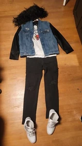 Eddie Munson Costume Cosplay - Jackets, Shirt, Pants, Patches, Wig, Shoes ๐ธ๐ค - Picture 1 of 17