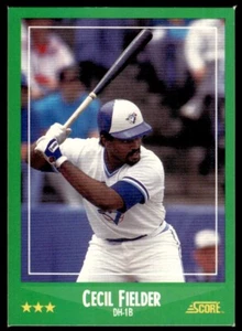 Score 1988 Cecil Fielder Toronto Blue Jays #399 - Foto 1 di 2