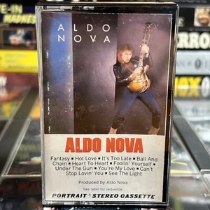 Aldo Nova s/t 1981 Cassette Tested Canadian Melodic Hard Rock Fantasy Portrait - Picture 1 of 10