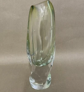 Zelezny Brod Vintage Bohemian Glass Vase C1960 - Picture 1 of 7