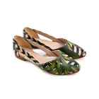 Goby Tropical Floral Flats Size 36 US 6