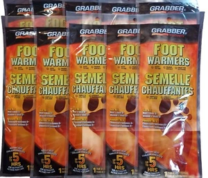 Grabber volle Einlegesohlen Fußwärmer, mittel/groß 5+ Stunden 10 Packungen NEU Exp. 6/25 - Bild 1 von 1