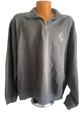 Ping Collection 1/4 Cremallera Pullover Chaqueta Suéter Golf Gris XL Pueblo Del Sol Foto 1 de 4