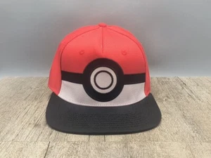 Pokémon 1995-2020 25th Anniversary Pokeball Snapback Hat Red, W&B Adjustable 14 - Picture 1 of 9