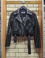 Women's Moto, biker, lamb skin leather jacket. High quality (never used)