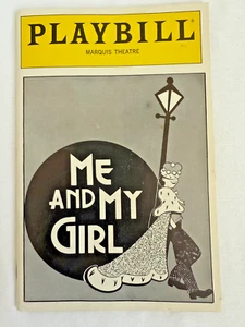 Playbill Junio 1988 ME AND MY GIRL Teatro Marqués Broadway con Talón de Boleto - Imagen 1 de 6