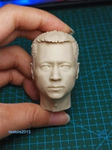 1:6 Wayne Lai Asian Man Head Sculpt Carved For 12" Male Action Figure Body Toys - Picture 1 of 7
