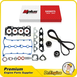 Head Gasket Set Timing Belt Kit Fit 2002-2004 Kia Spectra 1.8L DOHC - Picture 1 of 8