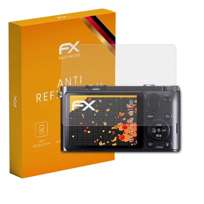 atFoliX 3x Screen Protection Film for Samsung NX1100 matt&shockproof - Image 1 of 4