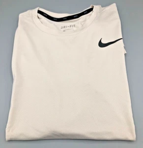 Men's Nike Dry Fit Training T-Shirt in Bone Off-White Standard Size M NEW - Picture 1 of 6