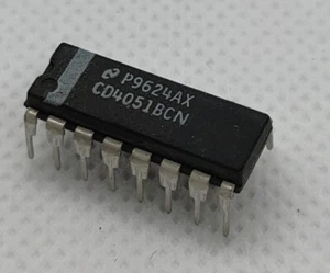 Multiplexor/demultiplexor CD4051, 8 canales, x 3, stock Reino Unido - Imagen 1 de 1