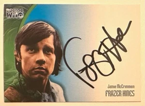 DOCTOR WHO : FRAZER HINES as JAMIE McCRIMMON SERIES 3 AUTO CARD - Foto 1 di 2