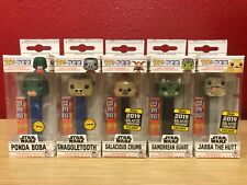 Funko Pop Pez STAR WARS lot of 5 - All 2019 GALACTIC EXCLUSIVES and CHASES!