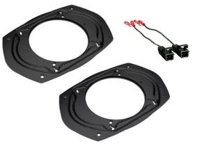 2pcs FORD 6x9 5x7 6x8 to 5.25" 6.5" Car Speaker Adapter Plate With Wire Harness - Picture 1 of 3