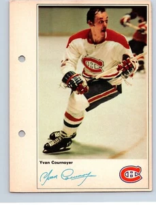 VINTAGE HOCKEY PHOTO 1970 SUN LIFE ACTION PLAYERS MONTREAL YVAN COURNOYER - Imagen 1 de 2