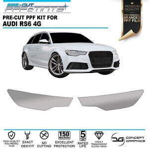 Headlight PPF Paint Protection Film Stone Chip Guard for Audi RS6 4G