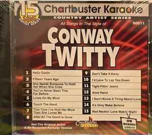 90011 CONWAY TWITTY CHARTBUSTER KARAOKE CDG LOT VA - Picture 1 of 1