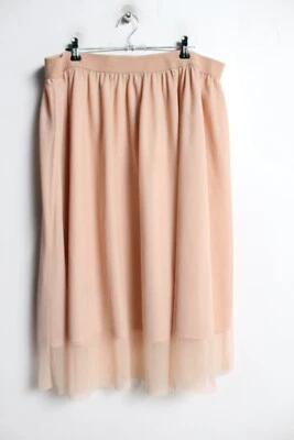 George Womens Double Layered Sheer Skirt -Pink - Size 16 (K59) - Image 1 of 3