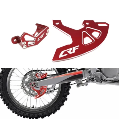 Protector de disco de freno trasero + cubierta de pinza de freno para HONDA CRF250R/X CRF450R/X/RX Foto 1 de 4