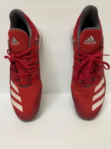 Adidas Speed Trainer 4 Baseball Turf Shoes Red White G27680 Men’s Size 14 Great! - Picture 1 of 7
