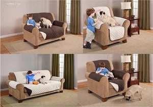 WENDEBARER MÖBELSCHONER für Kinder und Haustiere Stuhl ~ Liebessitz ~ Sofa mit Gurten - Bild 1 von 8