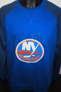 NWT NHL CCM NY Islanders Sweatshirt Long Sleeve Hockey Game Shirt Fleece SIze L - Picture 1 of 4