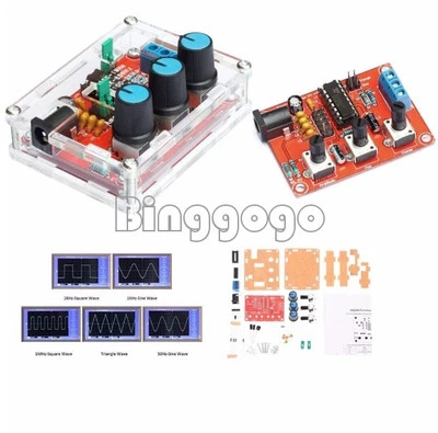 XR2206 Signal Function Generator Kits + Case Sine Triangle Square 1Hz-1MHz DDS - Bild 1 von 4