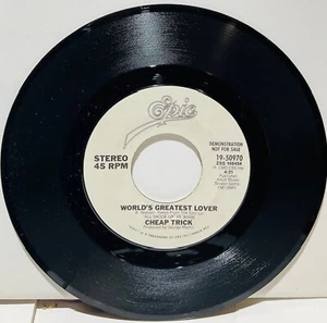 Cheap Trick: World's Greatest Lover/same 1980 45rpm PROMO Epic 19-50970 - Picture 1 of 1