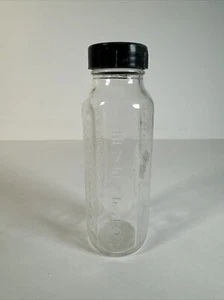 Vintage Evenflo Glass Baby Bottle 8 oz with Black Cap - Picture 1 of 8