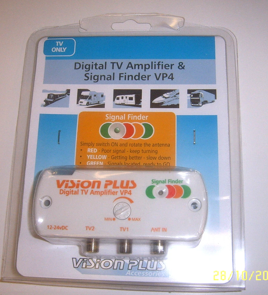 Vision Plus VP4 Digital Amplifier & Signal Finder for Caravan Motorhome + Camper - Image 1 of 1
