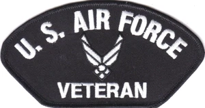 "US AIR FORCE VETERAN (B) bestickte Patches 2,75""x5,25"" - Bild 1 von 1