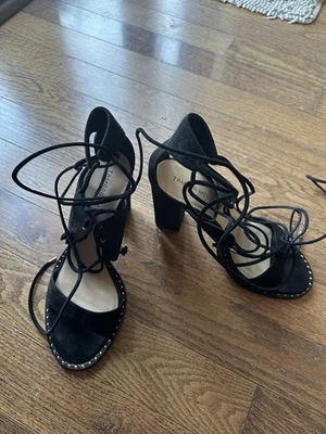 Tamara Mellon Suede Strappy Sandals, Size 10, 4” Heel. Worn once. Box included.  - Image 1 of 4