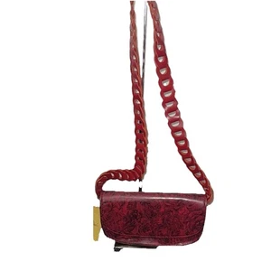 Neu mit Etikett Patricia Nash Vintage Leder Chelsey Umhängetasche ~ geätzt - Bild 1 von 19