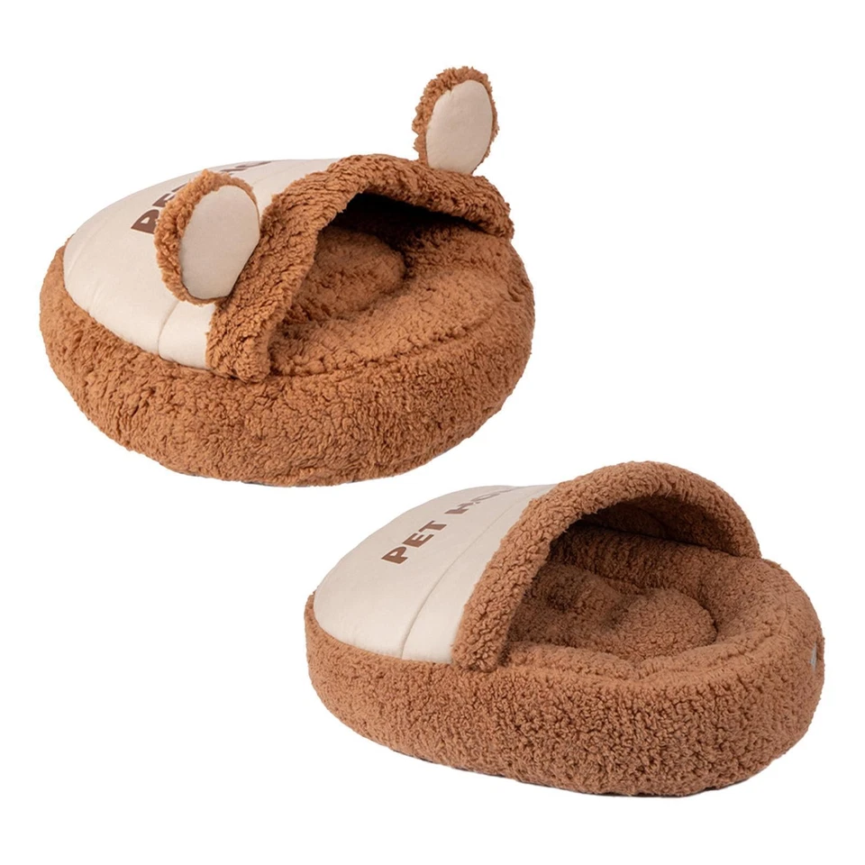 Pet Slipper Cave Bed Covered Pet Bed - Image 1 of 1