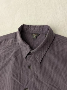 Royal Robbins Desert Pucker Shirt Mens 2XL Purple Short Sleeve Relaxed Fit - Picture 1 of 13