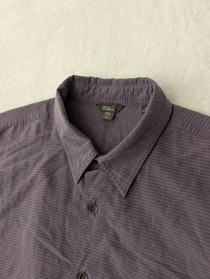 Royal Robbins Desert Pucker Shirt Mens 2XL Purple Short Sleeve Relaxed Fit - Image 1 of 4