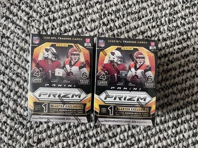 2020 Panini Prizm Football Blaster Box - Orange Ice Prizms (Fanatics Exclusive) - Image 1 of 3