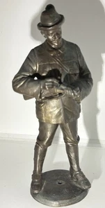vintage bronze hunting figure sculpture usa - Picture 1 of 6