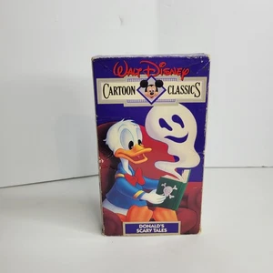 Walt Disney Cartoon Classics Donald's Scary Tales on VHS Donald Duck - Foto 1 di 4
