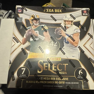 Brand New Panini 2024 Select Football Mega Box 42 Cards per Box On Sale Now !!