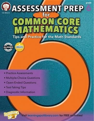 Karise Mace Assessment Prep for Common Core Mathematics, Grade 6 (Paperback) - Image 1 of 1