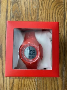 PUMA Women's Puma 3 LCD, Red-Tone Polycarbonate Watch, P6023 - Picture 1 of 2