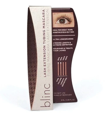Blinc Cosmetics Lash Extension Tubing Mascara Black/Noir 0.3 Fl Oz Clean Beauty - Image 1 of 4